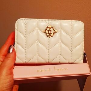 Nanette Lepore Off White Bi Fold  Wallet NWT